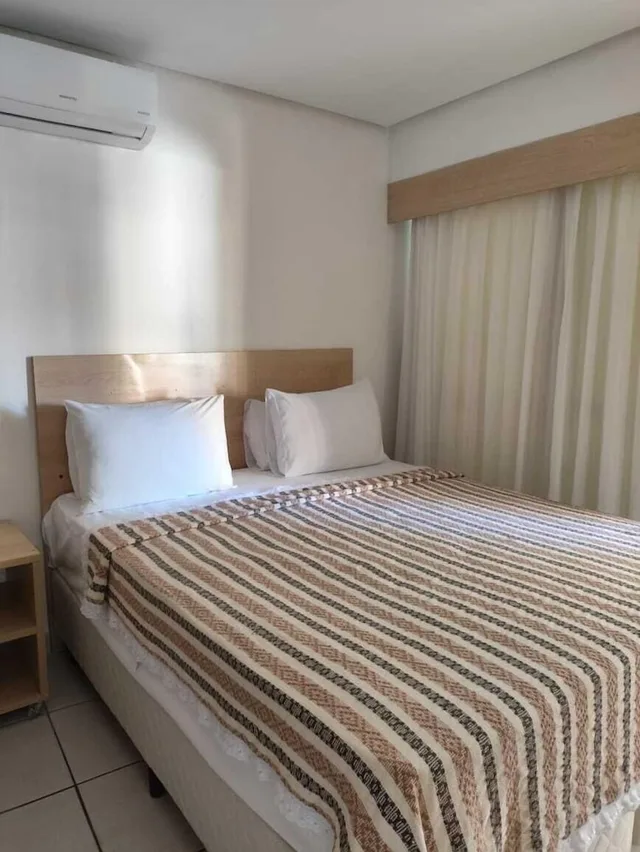 شقة اقتصادية بغرفتي نوم مع سرير سحّاب إضافي مع أريكة في طابق منخفض، Vip Beira Mar Residence 2/10