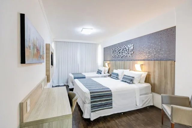 غرفة ديلوكس ثلاثية بسرير كوين وسرير فردي، Allia Gran Hotel Pampulha Suites 4/10