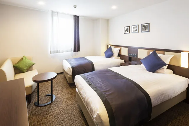 غرفة ديلوكس بسريرين منفصلين، Hotel Mystays Kanazawa Castle 2/3