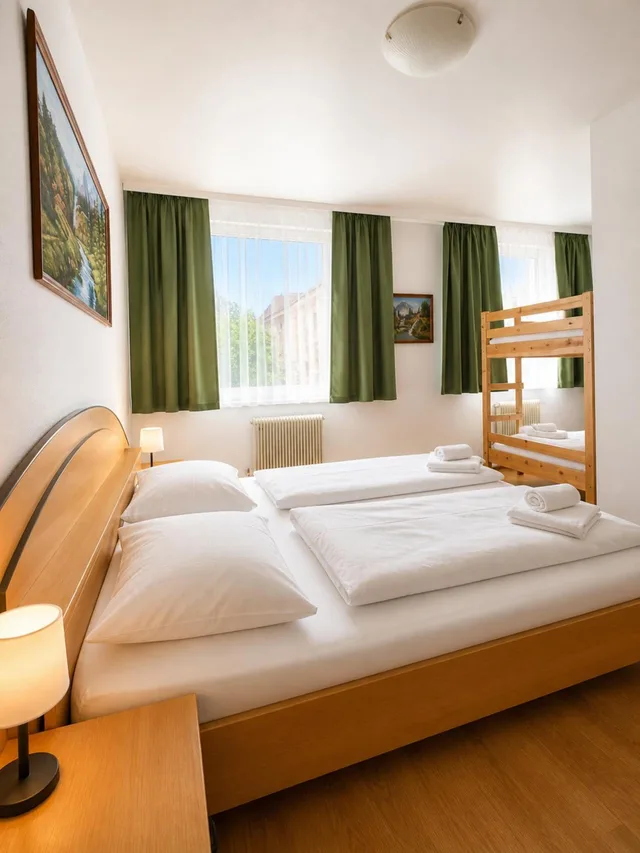 غرفة رباعية بسرير بطابقين، Hotel Kaffeemuhle 6/10