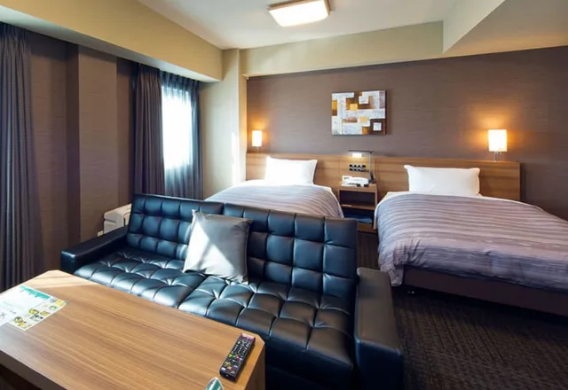 غرفة ديلوكس بسريرين منفصلين، Hotel Route Inn Choshi Eki Nishi 1/2