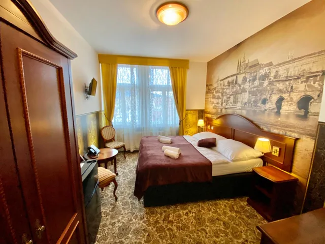 غرفة ديلوكس بسرير مزدوج، Hotel Liliova Prague Old Town 2/10