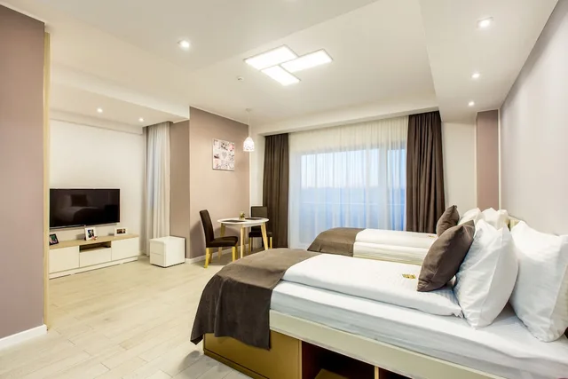 استوديو بسريرين منفصلين لذوي الإعاقة، Mava Apartamente 1/4