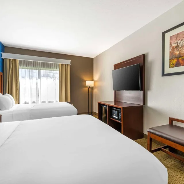 جناح بسرير كوين، Comfort Suites Omaha East-Council Bluffs 4/7