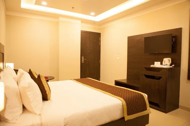 غرفة ديلوكس بسرير مزدوج بإطلالة على المدينة للمدخنين، Hotel Rg Inn 4/8