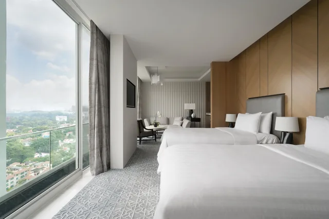 Horizon, Club, Junior Suite, King Bed, Shangri-La Singapore 1/4