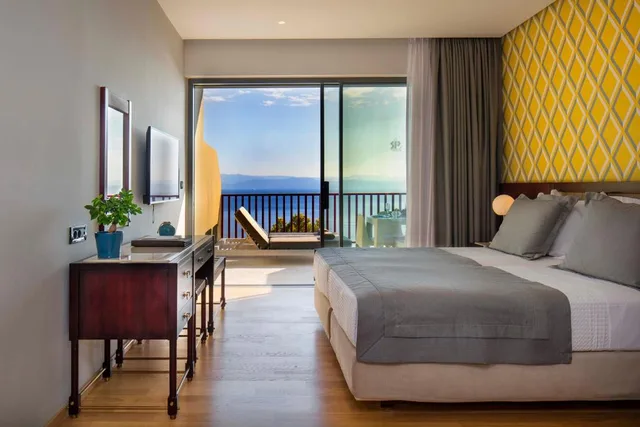 غرفة تنفيذية بانورامية بإطلالة على البحر، Skiathos Palace Hotel 4/6