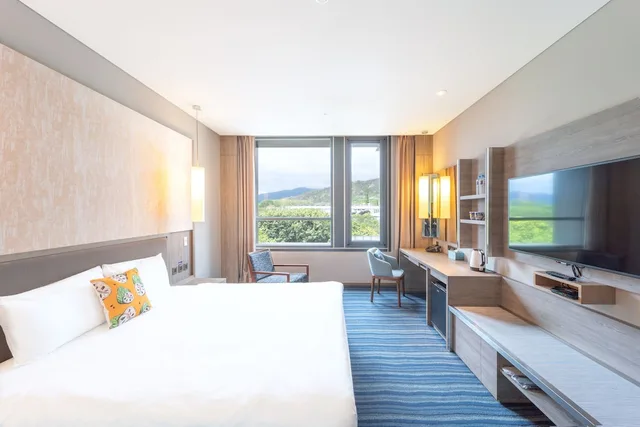 غرفة بسرير كينج، Hotel Cham Cham Taitung 1/1