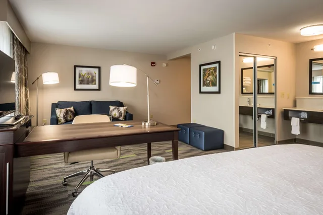 استوديو بسرير كينج مع أريكة لذوي الإعاقة، Hampton Inn and Suites Hammond 1/1