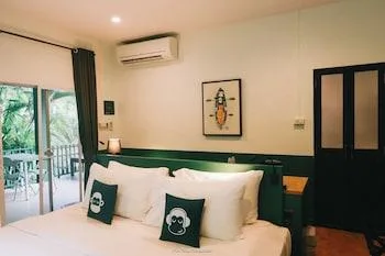Garden, Single Bed، Blu Monkey Pooltara Krabi 1/1