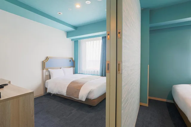 غرفة متصلة بسرير مزدوج، KOKO HOTEL Kumamoto Kamitori 4/5