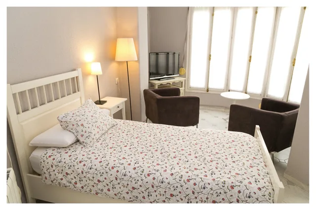غرفة سوبيريور ثلاثية بسرير مزدوج وسرير فردي بحمام خاص، B&B Hi Valencia Canovas 4/5