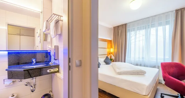 غرفة قياسية مفردة، PLAZA INN Braunschweig City Sud 4/6