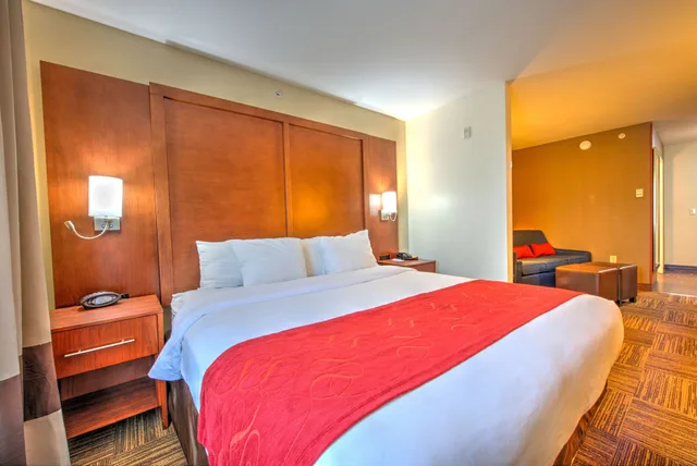 جناح تنفيذي بسرير كينج، Comfort Suites Urbana Champaign University Area 4/10