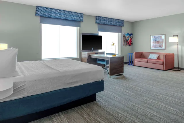 جناح استوديو بسرير كينج مع أريكة، Hampton Inn and Suites Indianapolis West Speedway 3/5