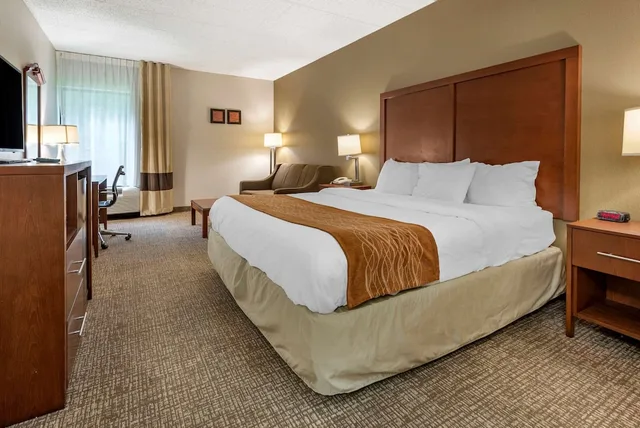 غرفة قياسية بسرير كينج مع أريكة، Comfort Inn West Hazleton 1/6