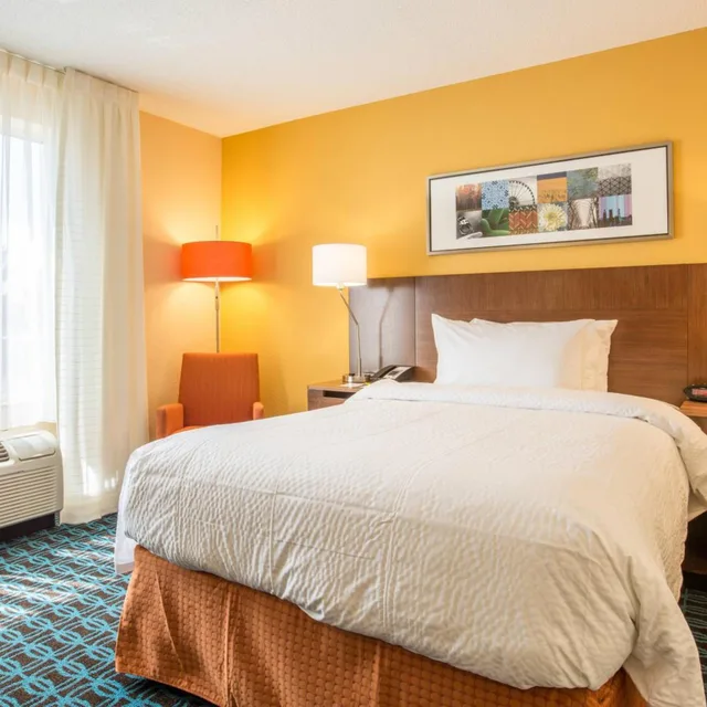 غرفة بسرير مزدوج، Fairfield Inn And Suites Columbus 4/6