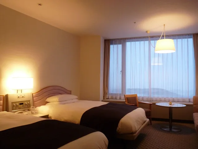 غرفة ديلوكس بسريرين منفصلين بإطلالة على الجبل مع أريكة للمدخنين، Shin Furano Prince Hotel 1/5
