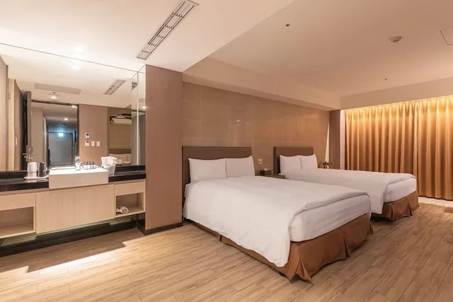 غرفة سوبيريور رباعية بسريرين مزدوجين، Guide Hotel Taipei Fuxing N. 4/10