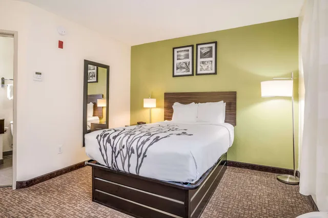 غرفة بسرير مزدوج، Sleep Inn & Suites Jacksonville Near Camp Lejeune 1/2