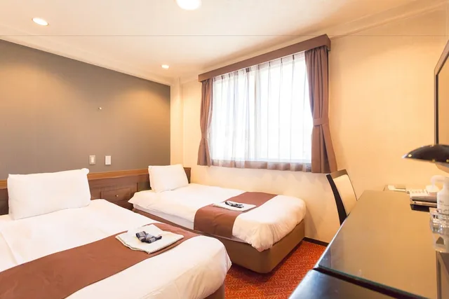 غرفة قياسية بسريرين منفصلين، Shimizu City Hotel 1/2