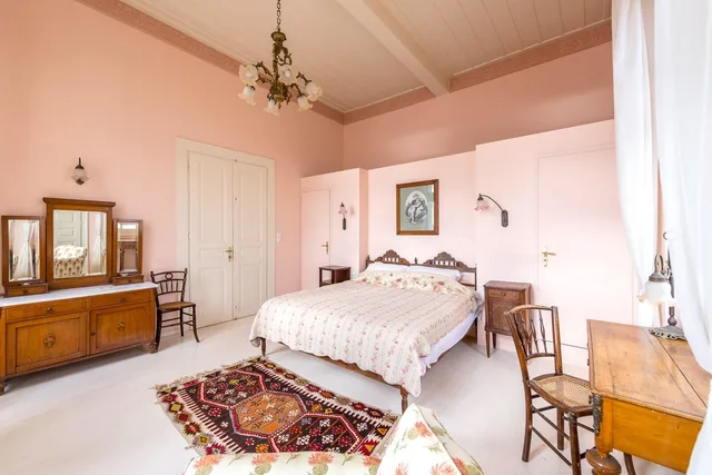 غرفة رئاسية بسرير كينج بإطلالة على البحر بشرفة، Villa Maria 1/2