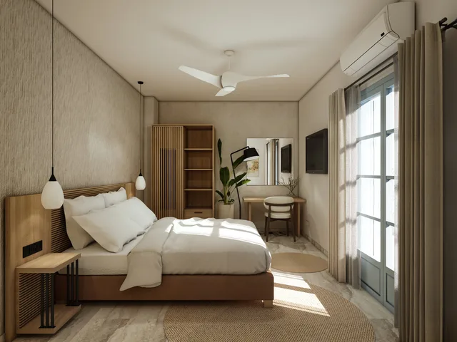 غرفة سوبيريور بسرير مزدوج، Areti Hotel 1/10