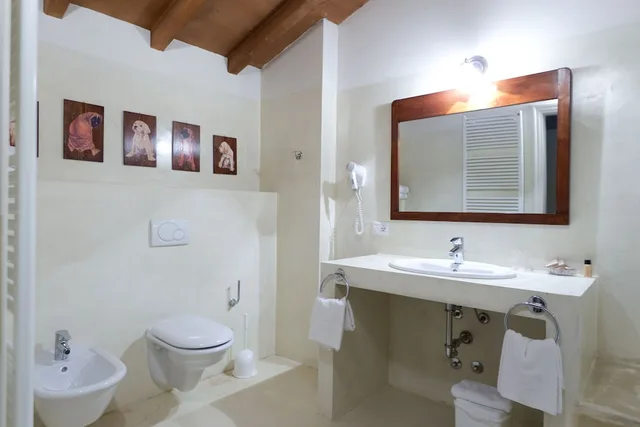 شقة بسرير مزدوج وسريرين منفصلين بغرفتي نوم، Relais Corte Paradiso 7/8