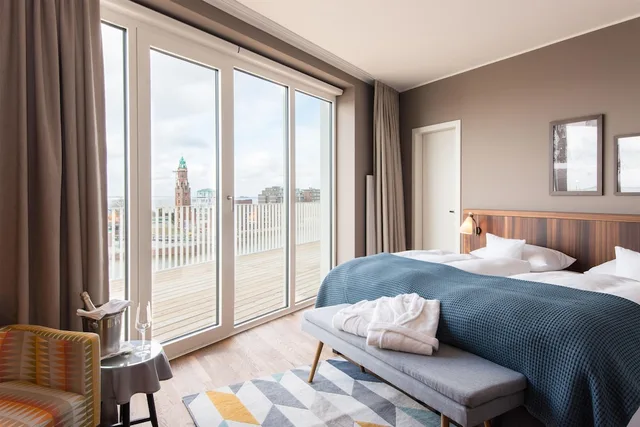 جناح جونيور بسرير مزدوج بشرفة، THE LIBERTY Hotel Bremerhaven BW Signature Collection 1/2