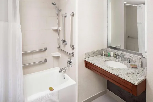 Junior Suite, King Bed, Court View, Sofa, Accessible، Doubletree By Hilton South Bend 5/6