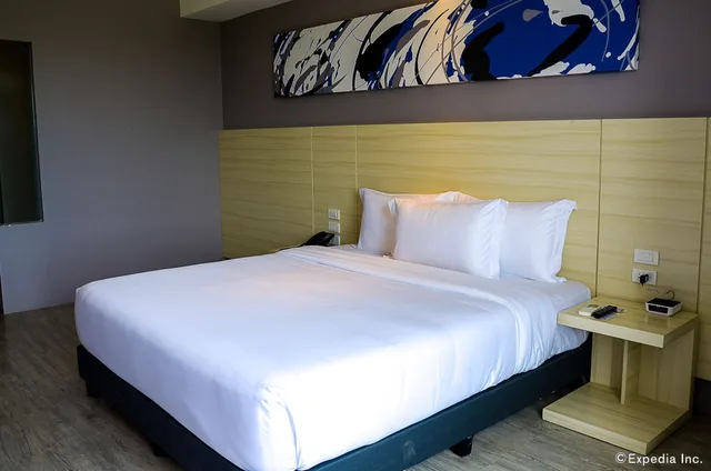 غرفة بريميير بسريرين منفصلين بإطلالة على الحديقة، Solea Mactan Resort 4/8
