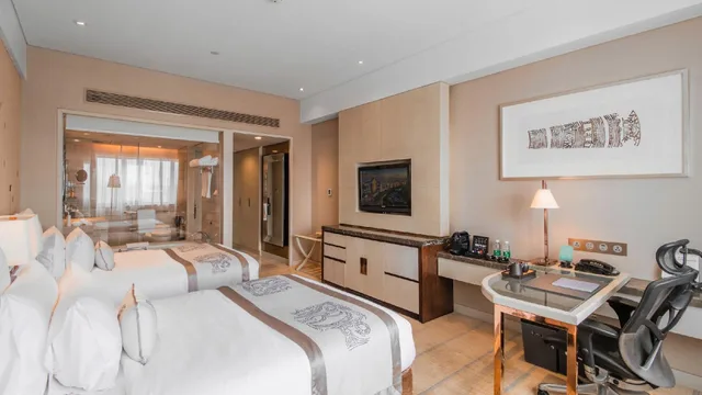غرفة سوبيريور بسريرين، Grand Pacific Hotel Ningbo 1/1