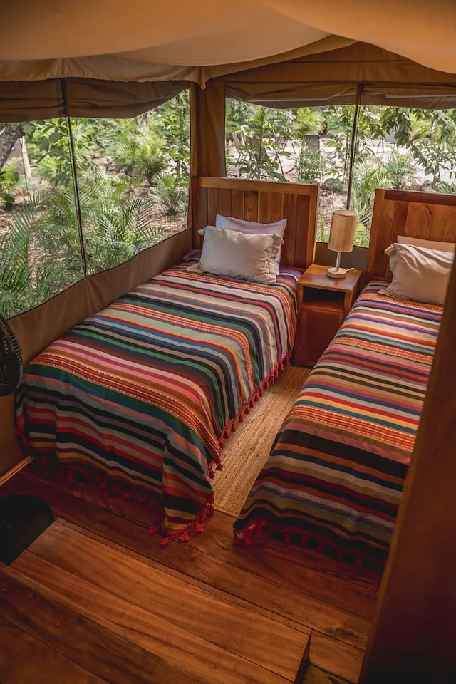 خيمة عائلية بسريرين منفصلين وسرير كينج، Destino Mio Mayan Jungle Retreat 2/3