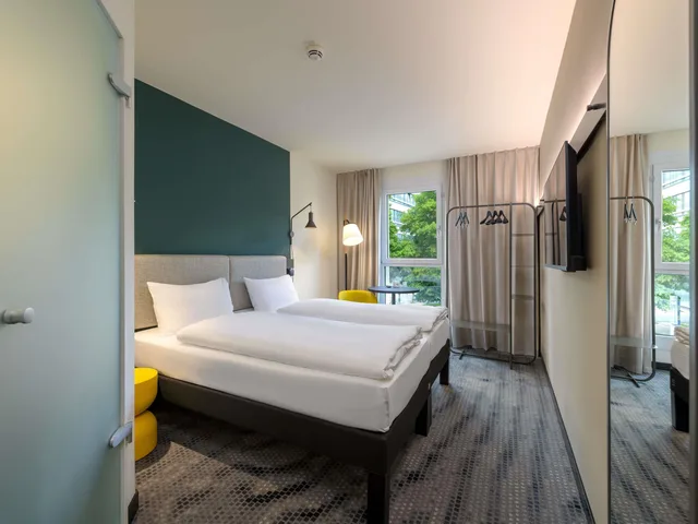 غرفة قياسية بسريرين منفصلين، Ibis Leipzig City 2/6