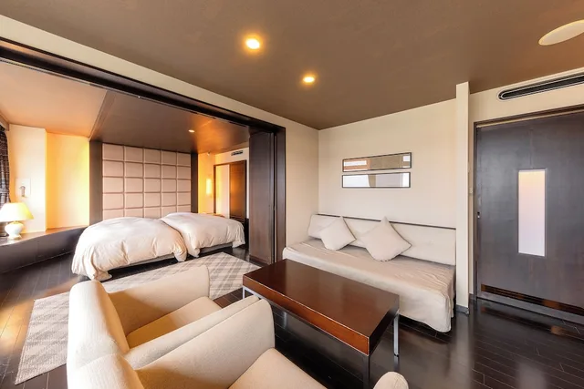 غرفة ديلوكس بسريرين منفصلين مع أريكة، Sapporo Kitahiroshima Classe Hotel 3/10