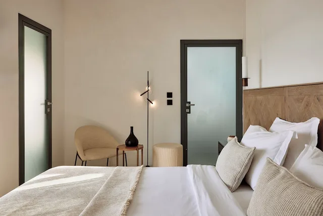 دوبلكس عائلي بسريرين كوين بإطلالة على البحر بجاكوزي، Mykonos Adonis Hotel 2/10