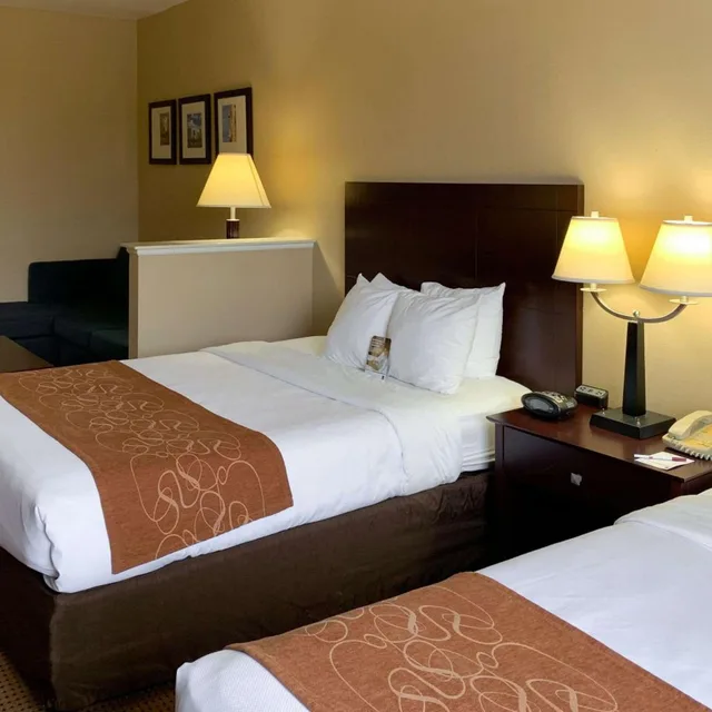 جناح بسريرين كوين مع أريكة، Roanoke Suites 4/6