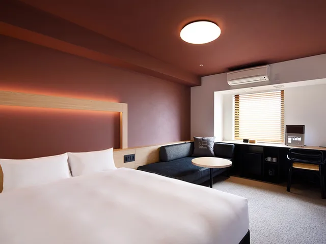 Superior, Queen Bed, Sofa, hotel androoms Naha Port 1/2