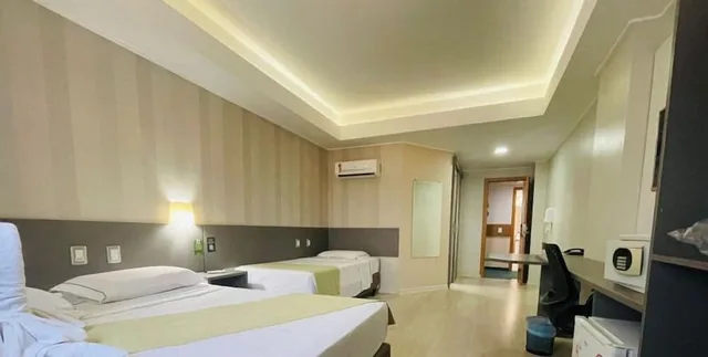 غرفة ديلوكس ثلاثية بسرير مزدوج وسرير فردي بغرفة نوم واحدة، Herval Park Hotel 1/2