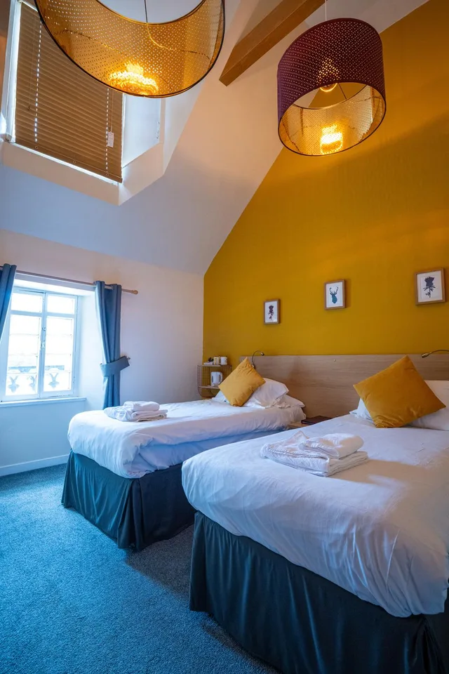 غرفة ديلوكس بسريرين منفصلين، Callander Hostel 1/2