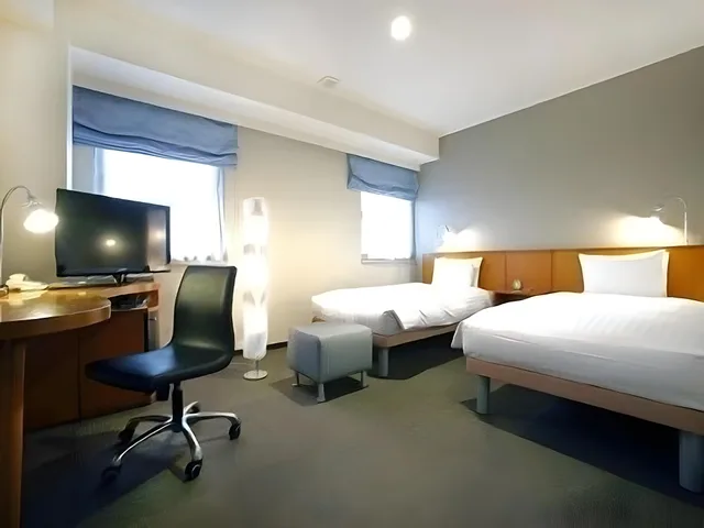 غرفة بسريرين منفصلين، Sun Days Inn Kagoshima 1/1