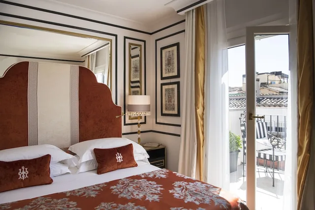 جناح بسرير كوين وسرير فردي بشرفة، Hotel D Inghilterra Starhotels Collezione 1/7