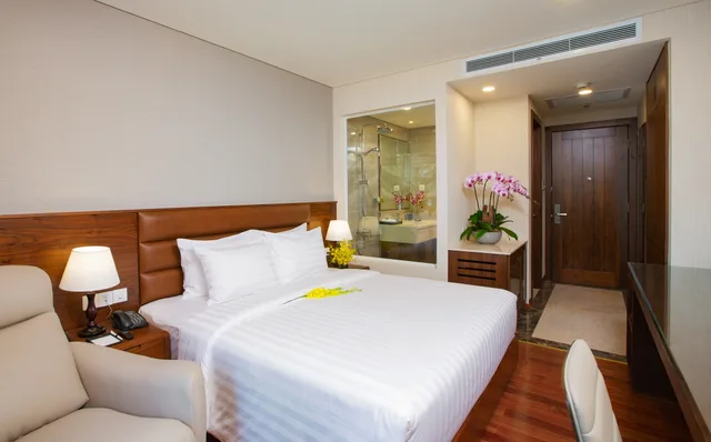 غرفة ديلوكس بسرير مزدوج، Orchids Hotel Saigon 1/2