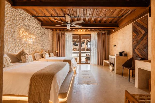 Terra, Suite, 2 Queen Beds, Ocean View, Bathtub، AWA Holbox Hotel Boutique - Beach Front 2/10