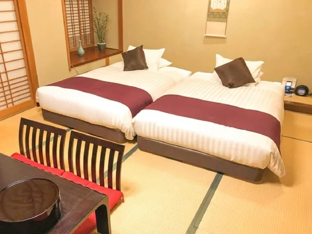 Connecting, Junior Suite, Traditional, Twin Beds, 2 Futon Beds, Outdoor Bath, Terrace, Livemax Resort Jyogasaki-Kaigan 5/7