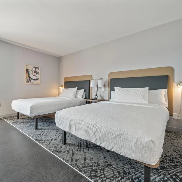 جناح استوديو بسريرين كوين مع أريكة بحوض استحمام لذوي الإعاقة، Homewood Suites by Hilton Austin Airport 4/5