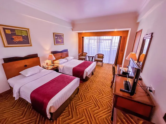 غرفة ديلوكس بسرير مزدوج أو سريرين منفصلين، Planet Holiday Hotel And Residence 4/10