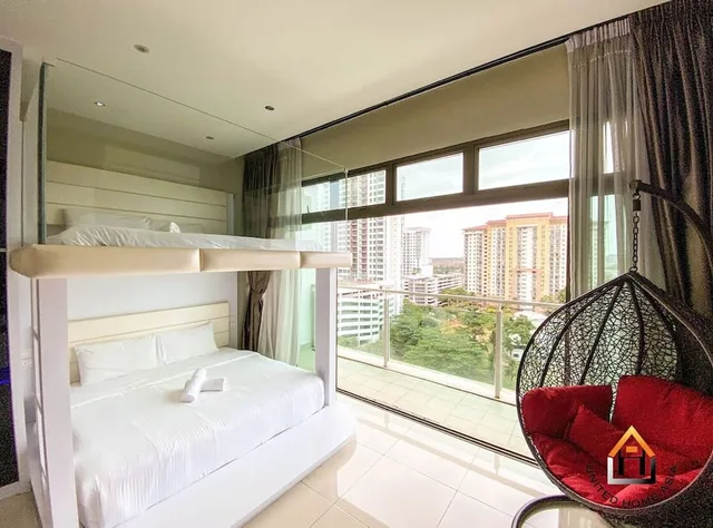 Family, Studio, 2 Queen Beds, Palazio Serviced Apartment 1/9