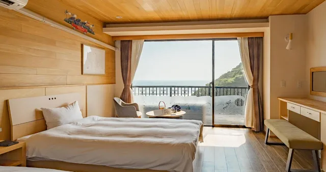 Semi Room, Deluxe, 2 Semi Double Beds, Ocean View، Hotel Season Nichinan 1/2
