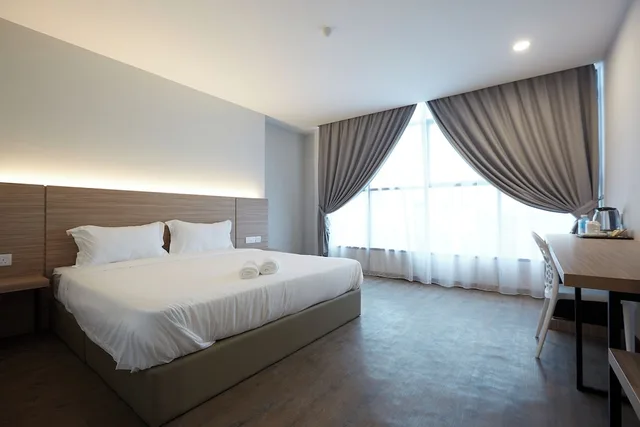 غرفة ديلوكس بسرير كينج، RM Hotel Muar 4/7
